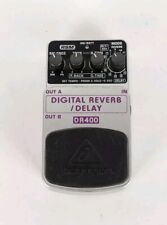 Usado, Pedal de efeitos de guitarra BEHRINGER DR400 DIGITAL REVERB DELAY processador de estúdio RV-3 comprar usado  Enviando para Brazil