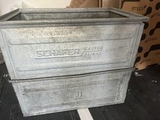 Vintage industrial galvanised for sale  LONDON