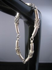 Pulseira de prata esterlina vintage italiana 925 (19,5 cm/13,4 g) comprar usado  Enviando para Brazil