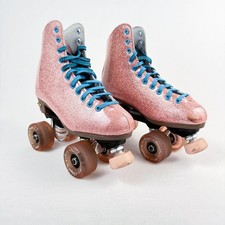 Patins SureGrip Stardust rosa cintilante tamanho 6 glitter comprar usado  Enviando para Brazil
