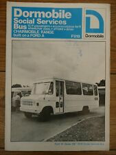 Vintage dormobile social for sale  WASHINGTON