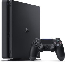Konsola Sony PlayStation 4 Slim 500 GB czarna + drugi kontroler Dualshock 4 na sprzedaż  PL