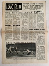 FRANCE FOOTBALL OFFICIEL FFF N°831 13 FEVRIER 1962 STRASBOURG RC PARIS KOZA na sprzedaż FRANCE FOOTBALL OFFICIEL FFF N°831 13 FEVRIER 1962 STRASBOURG RC PARIS KOZA na sprzedaż  Wysyłka do Poland