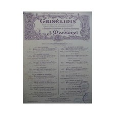 Massenet jules grisélidis d'occasion  Blois