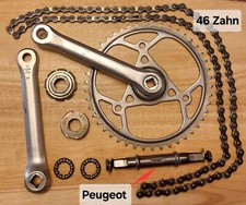 Peugeot kurbelgarnitur kurbel gebraucht kaufen  Köln