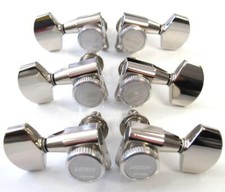 Logotipo Gotoh® "Gretsch" 3+3 Magnum Lock-Trad Tuning Machines~Níquel~AB01~9.5mm~Novo comprar usado  Enviando para Brazil