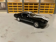 1/64 SHELBY COLLECTIBLES 67 SHELBY GT 500E "ELEANOR" /BLK-WH LISTRAS/LIGA WHLS, usado comprar usado  Enviando para Brazil