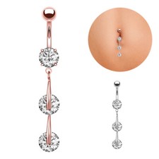 Edelstahl bauchnabel piercing gebraucht kaufen  Wuppertal