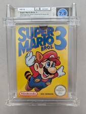Super Mario Bros 3 1990 Black Label NES COMPLETE IN BOX CIB WATA graded 7.0 comprar usado  Enviando para Brazil