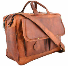 Bolsa de Couro Vintage Laptop Mensageiro Masculina Satchel S Maleta Escritório Nova Bolsa comprar usado  Enviando para Brazil