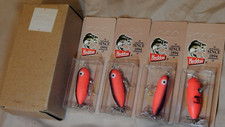 Caixa de revendedor completa colecionável de 4 torpedos Heddon Tiny 5g/5cm em vermelho ardente-NOS comprar usado  Enviando para Brazil