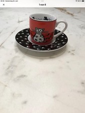 Espressotassen katzen design gebraucht kaufen  Karlsruhe