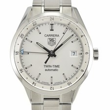 TAG HEUER Carrera twin time WV2116.BA0787 calibre 7 data automático masculino R#141526 comprar usado  Enviando para Brazil