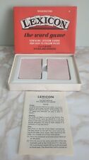 Lexicon vintage game for sale  ST. NEOTS