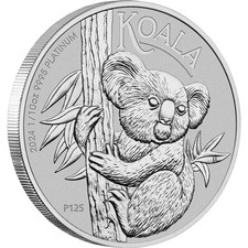 Novo 2024 P Australia Platinum Koala 1/10 oz $15 - BU Venda Quente A+++ comprar usado  Enviando para Brazil