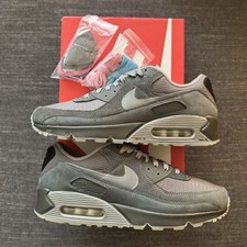 Nike Air Max 90 masculino remendo de salto velcro antracite EUA 12 HM0956-001, usado comprar usado  Enviando para Brazil