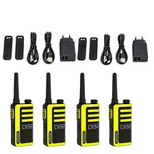 4 WALKIE TALKIES KENWOOD  9LJ-UBZ  CON CARGADORES Y BATERIAS DE LITIO IP32 comprar usado  Enviando para Brazil