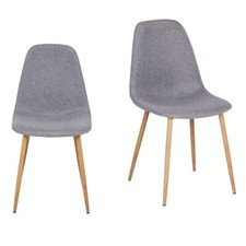 Grey upholstered dining for sale  WATFORD