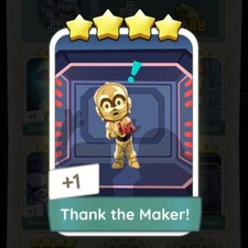 Usado, Obrigado ao Criador! Adesivo Monopoly_Go_4 Stars ⭐⭐⭐⭐ - ENTREGA RÁPIDA comprar usado  Enviando para Brazil