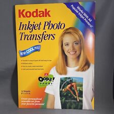 Nuevo Kodak Inyección de Tinta Transferencias de Fotos Paquete Sellado Camiseta Impresión Arte segunda mano  Embacar hacia Argentina