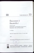 Bauwesen baustoffe normen gebraucht kaufen  Delitzsch