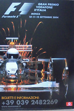 Pôster original F1 Monza Grande Prêmio da Itália 2004 Barrichello 96cm x 66cm comprar usado  Enviando para Brazil