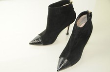 Novas Botas de Tornozelo Manolo Blahnik Griffon Preto com Tampa de Jacaré Camurça 36.5 40.5  comprar usado  Enviando para Brazil