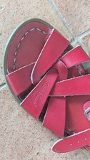 Saltwater red sandals for sale  ENFIELD