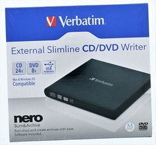 Gravador externo de CD/DVD Verbatim Slimline compatível com sistema operacional Mac e Windows comprar usado  Enviando para Brazil