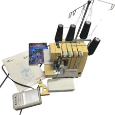 Antiga Máquina de Costura Singer Ultralock 14U64A Serger com Pedal Manuais Acessórios, usado comprar usado  Enviando para Brazil