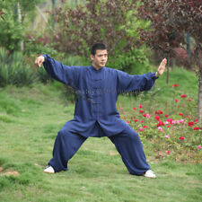 Traje de verano de algodón kung fu tai chi uniforme artes marciales wing chun wushu 6 colores segunda mano  Embacar hacia Mexico