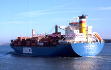 SLCB1067 - Navio de contêiner brasileiro - Alianca Brasil, construído em 1994 - Corrediça colorida comprar usado  Enviando para Brazil