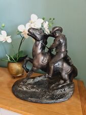 Bryres statue cowboy for sale  OXFORD