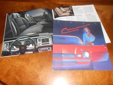 1981 camaro brochure for sale  Greencastle