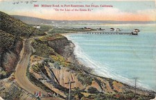 Usado, San Diego CALIFÓRNIA - Estrada militar para Fort Rosecrans - Na linha do Santa Fé comprar usado  Enviando para Brazil