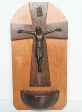Bénitier bois christ d'occasion  Matour