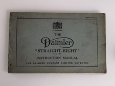 Daimler straight eight for sale  SIDMOUTH