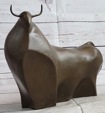 Grande Luz Marrón Pátina Fighting Bull Moderno Arte por Botero Bronce Escultura comprar usado  Enviando para Brazil