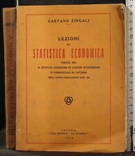 Lezioni statistica economica. usato  Ariccia
