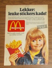 Seltene werbung mcdonald gebraucht kaufen  Legden