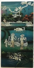 Tableau ancien panneau d'occasion  Saint-Maur-des-Fossés