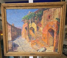 Tableau huile rue d'occasion  Toulouse-