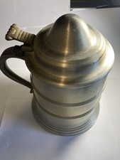 Balde de gelo antigo Hong Kong barware gigante alumínio estanho isolado cerveja Stein 10”, usado comprar usado  Enviando para Brazil