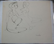 Dessin original encre d'occasion  Pineuilh