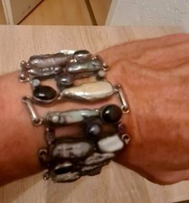 Bracelet argent massif d'occasion  Thonon-les-Bains