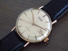 Vintage Masculino Tissot Nuevo Horizonte Automático Todo Original Caixa Dourada 36mm Raro! comprar usado  Enviando para Brazil