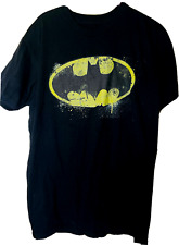 Camiseta DC Comics Batman Para Hombre Camisa Negra Manga 2014 Talla Grande, usado segunda mano  Embacar hacia Argentina