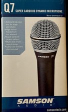 Microfone Samson Q7 Super Cardioide Dinâmico / Na Estojo / Sem desgaste / Parece Não Usado comprar usado  Enviando para Brazil