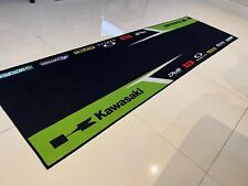 Kawasaki com logotipos de corrida - Garagem - Tapetes de exibição FRETE GRÁTIS EUA, usado comprar usado  Enviando para Brazil