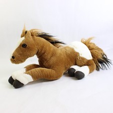 Peluche cheval brun d'occasion  Expédié en France